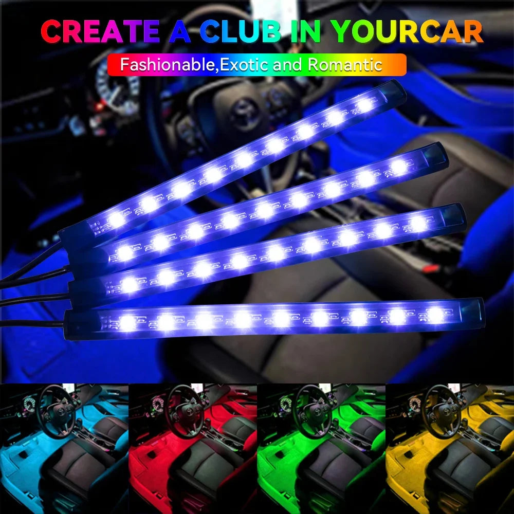 LED Car Interior Ambient Foot Light