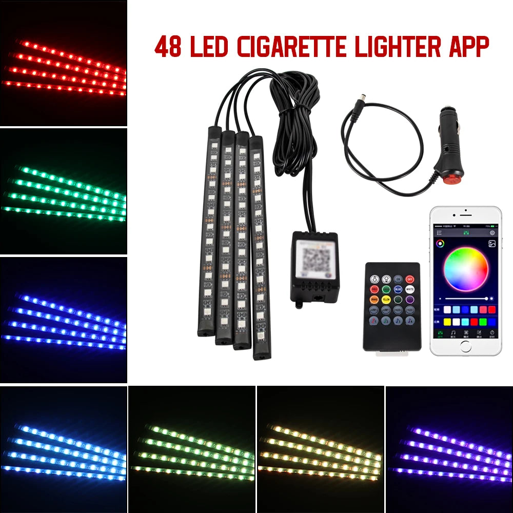 LED Car Interior Ambient Foot Light