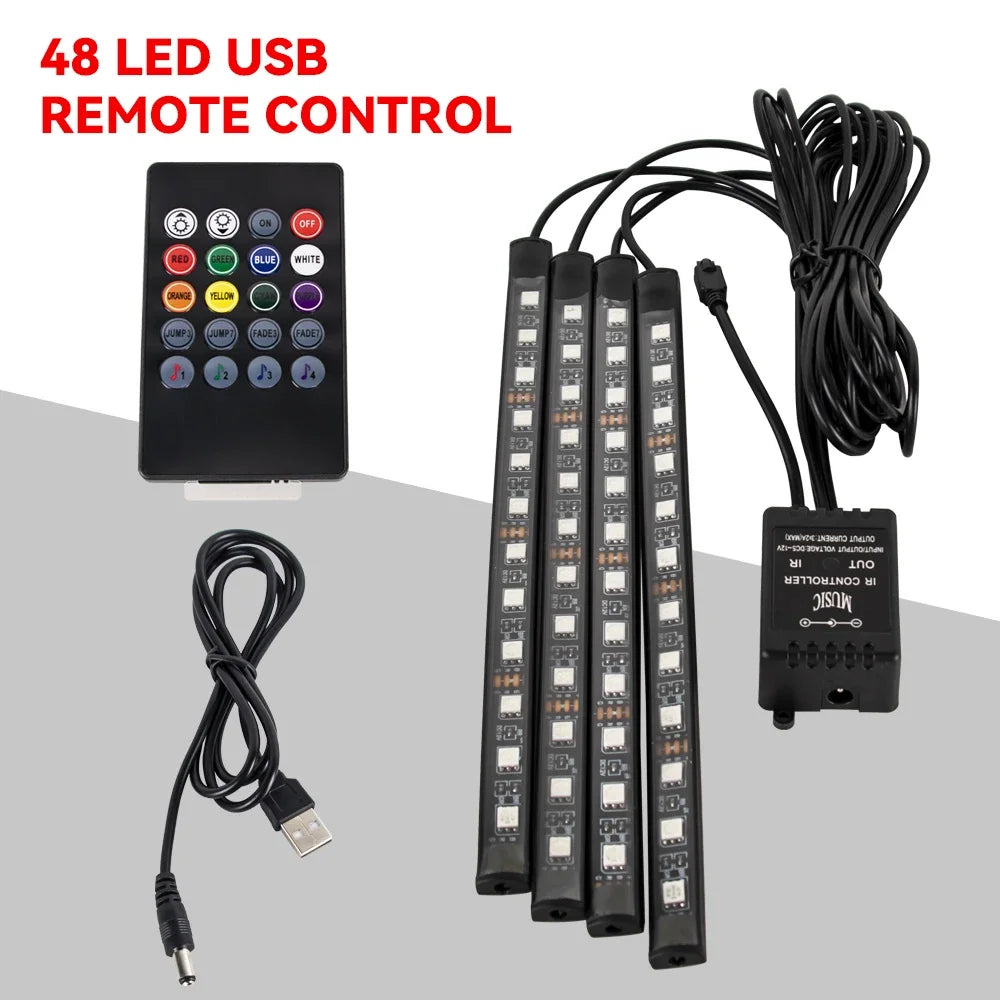 LED Car Interior Ambient Foot Light