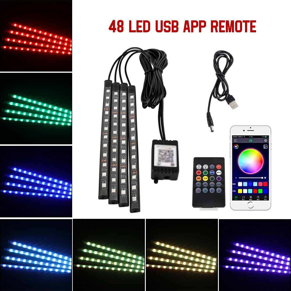 LED Car Interior Ambient Foot Light