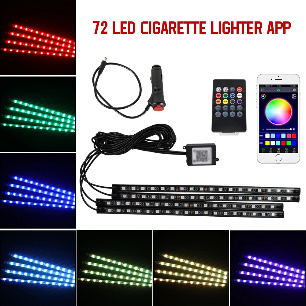 LED Car Interior Ambient Foot Light