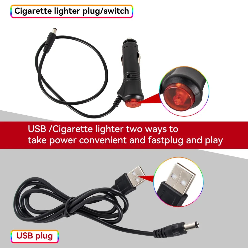 LED Car Interior Ambient Foot Light