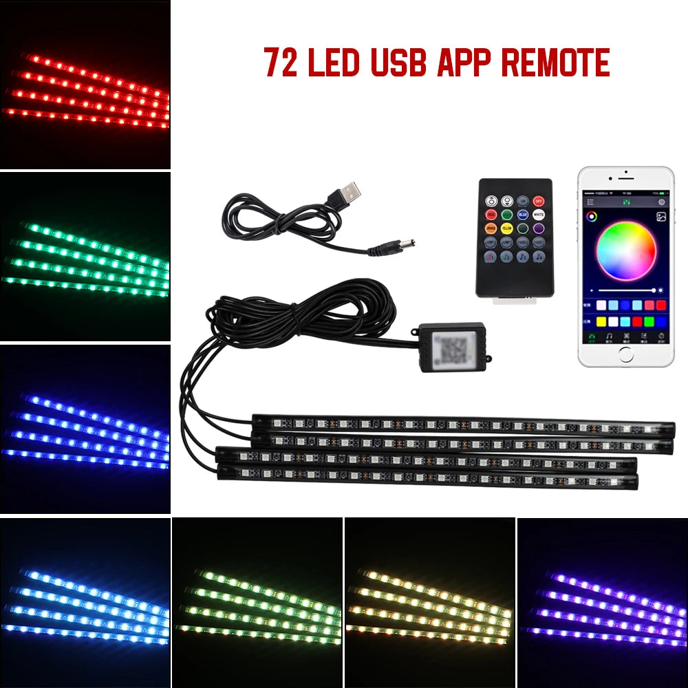 LED Car Interior Ambient Foot Light